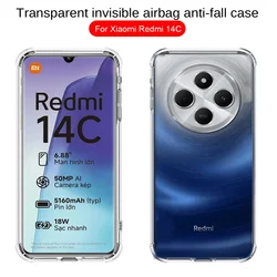 Shockproof Soft Silicone Transparent Bumper Phone Case - Clear Cover for Redmi 10 2022 (Clear)