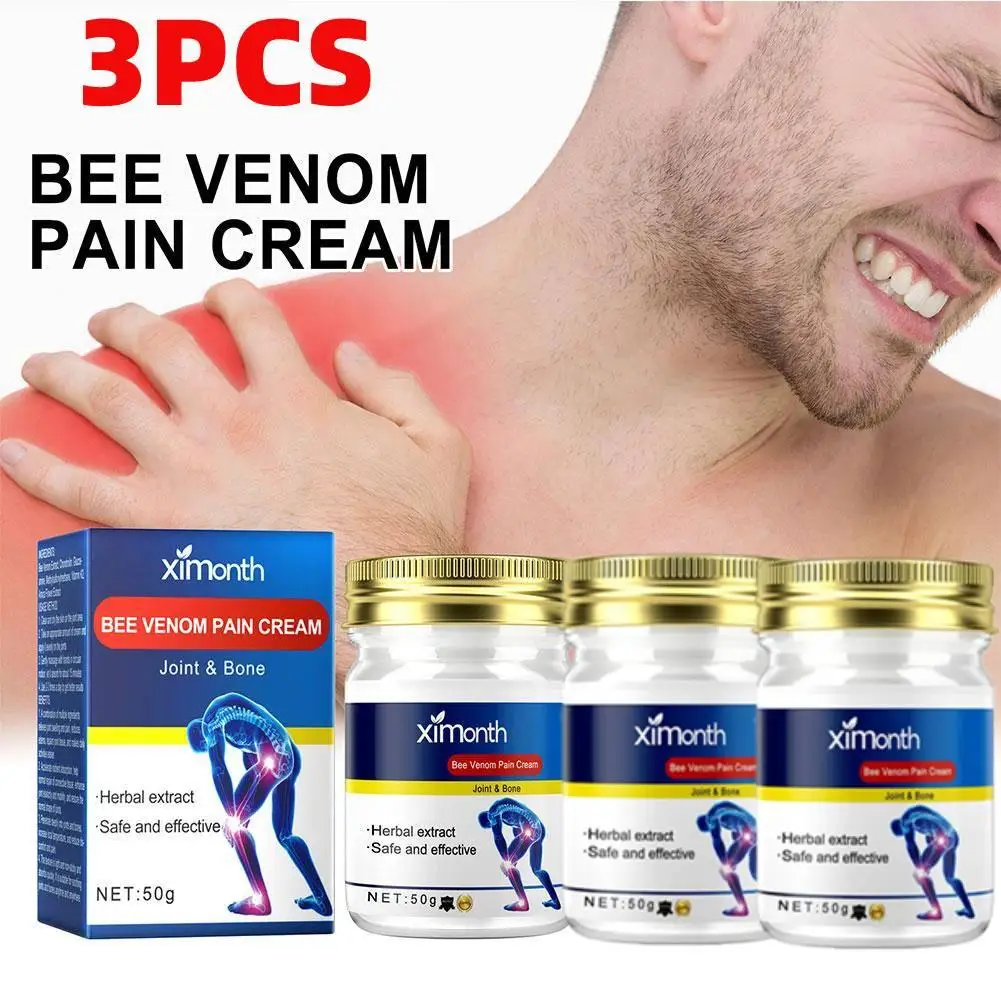 Bee Joint Pain Care Cream Relieve Lumbar and Knee Muscle Soreness Arthritis Sciatica 3pcs