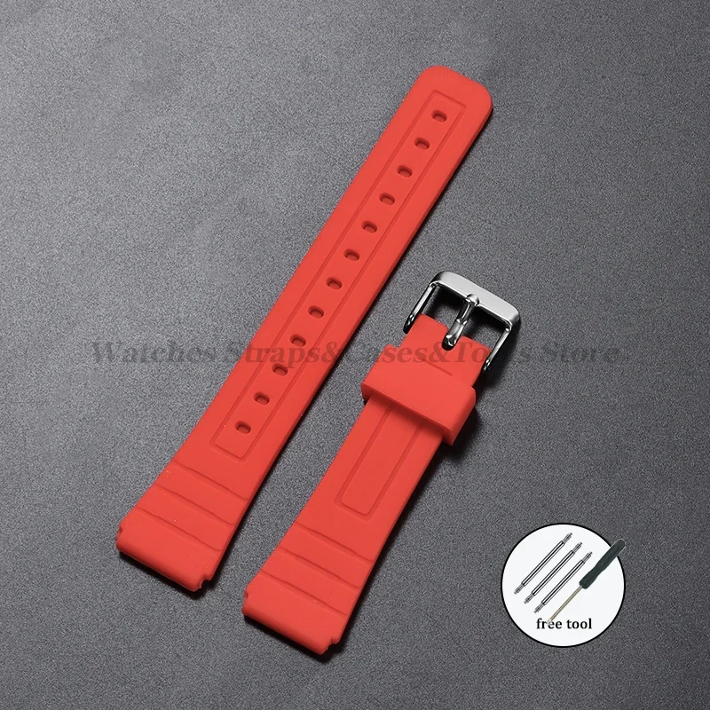 ตัวเลือกสินค้า ยางซิลิโคน 18 มม. สำหรับ Casio สายนาฬิกา SportBracelet