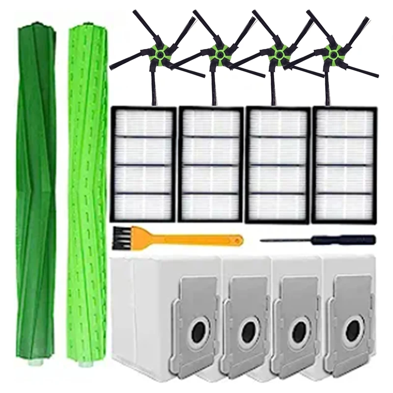 

Подходит для замены Irobot Roomba, S9 S9 + основная щетка, боковая щетка, фильтр, мешок для пыли