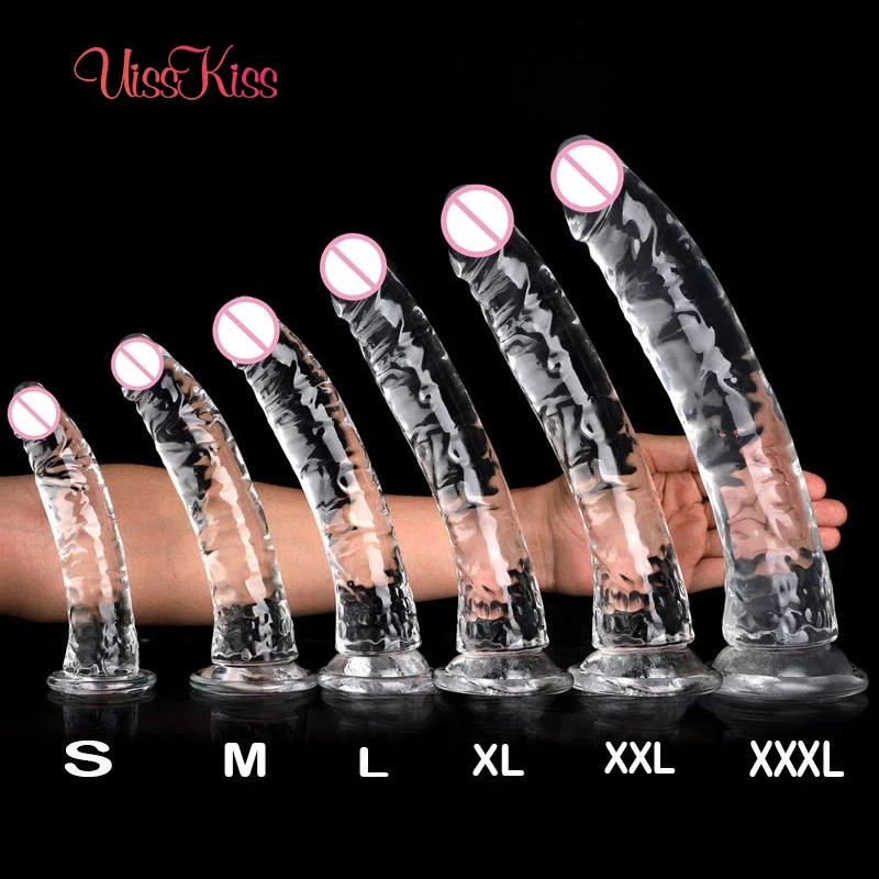 11 Inch XXXL Insertable Soft Transparent Dildo with Suction Cup Penis Anal Sex Toy Huge Dick For Female Women Lesbain Gay sex toys