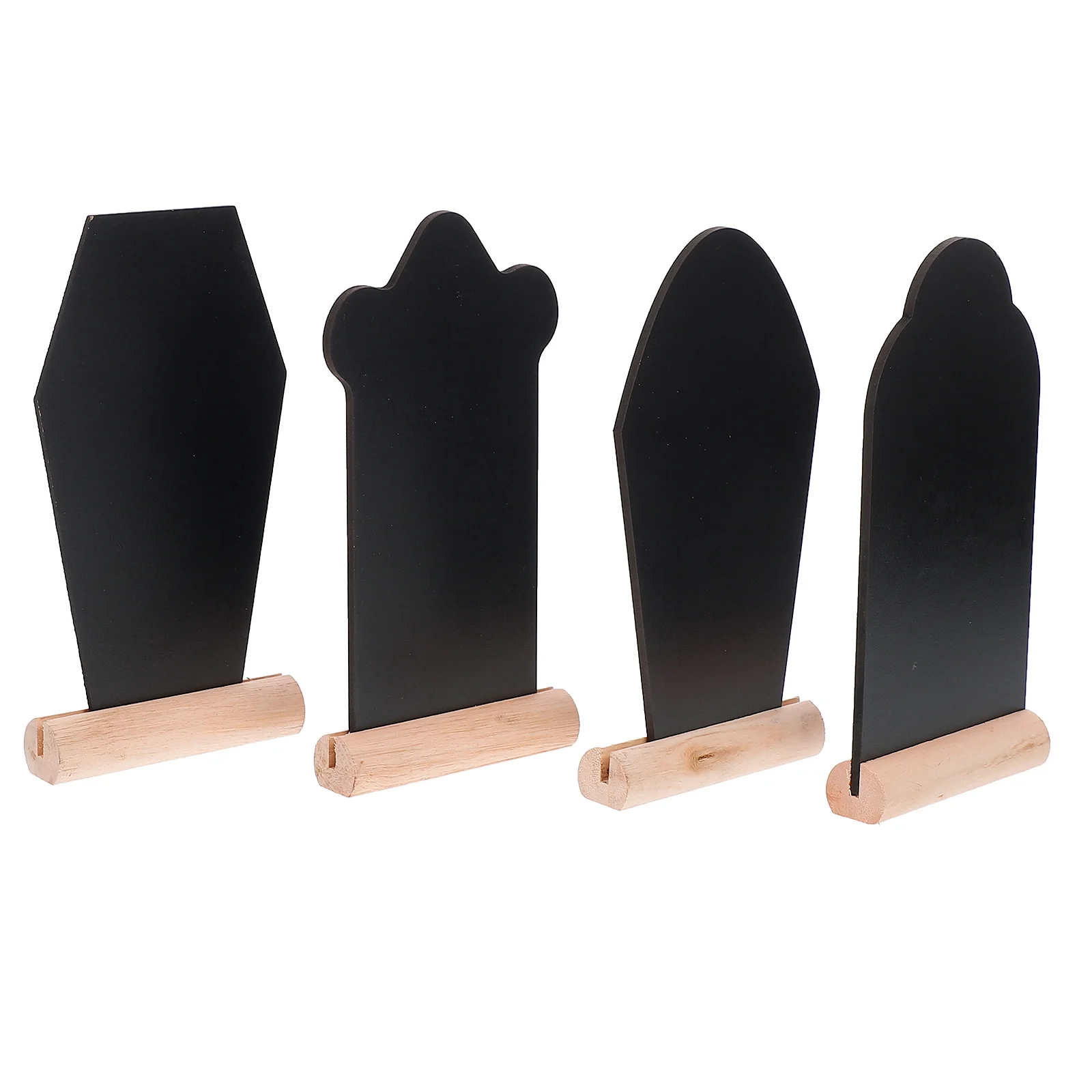 Wood Coffin Boards Chalkboard Tags Coffin Table Sign Double Side Chalkboard Signs Wedding Table Number Sign Graffiti Board 20pcs double sides stainless steel table sign number plate wedding table number restaurant cafe bar place desk digit card holder