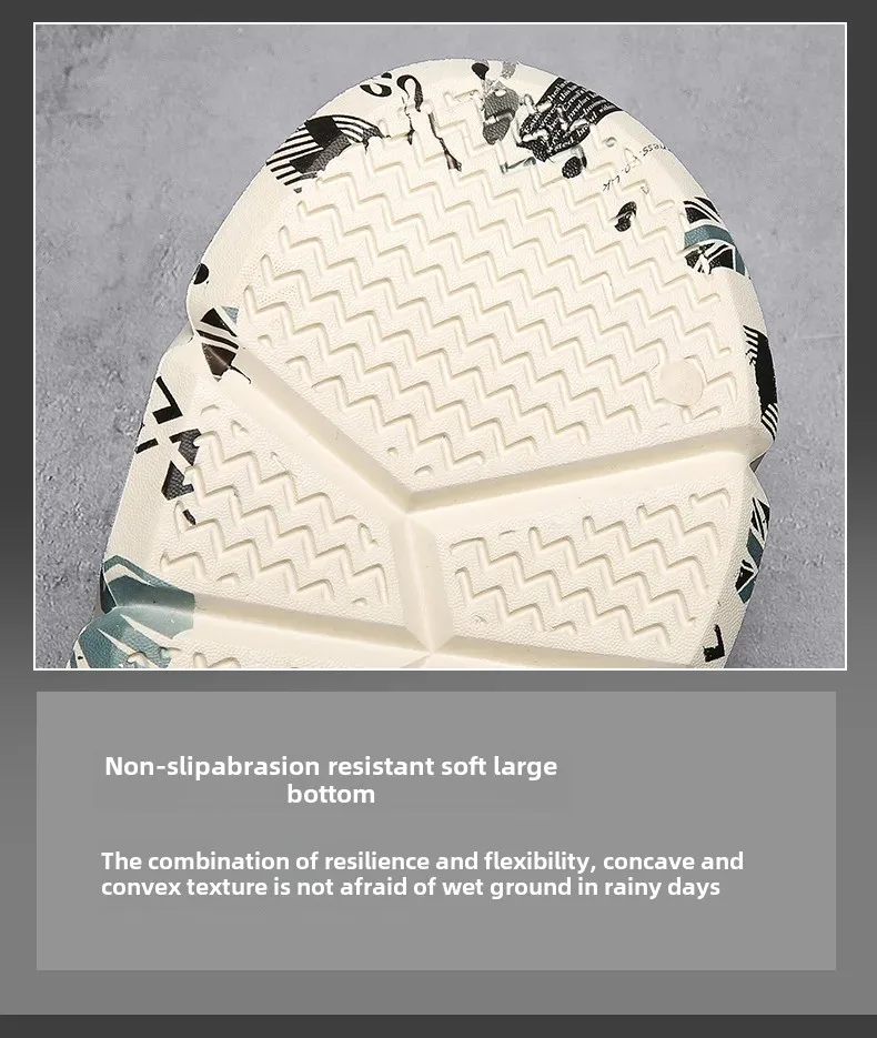 Men's Athletic Slippers Comfortable Beach Slides