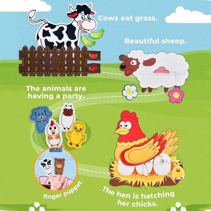 Farm Animal Busy Book 6