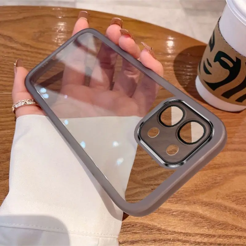 Enhanced Shockproof Plating Silicone Phone Case - Durable Back Cover with Enhanced Protection