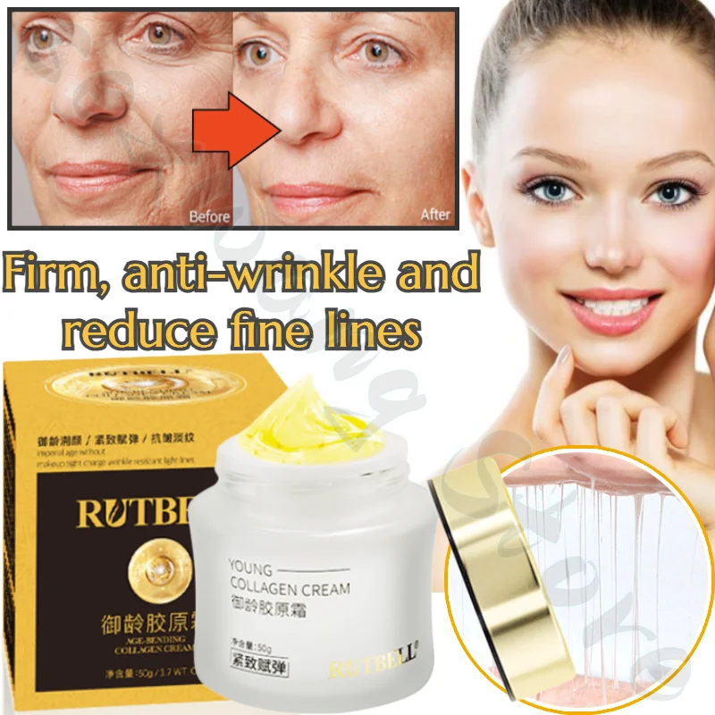

Collagen Restructuring Cream Firming Anti-wrinkle Lightening Fine Lines Collagen Cream Anti-aging Facial Care 50ml