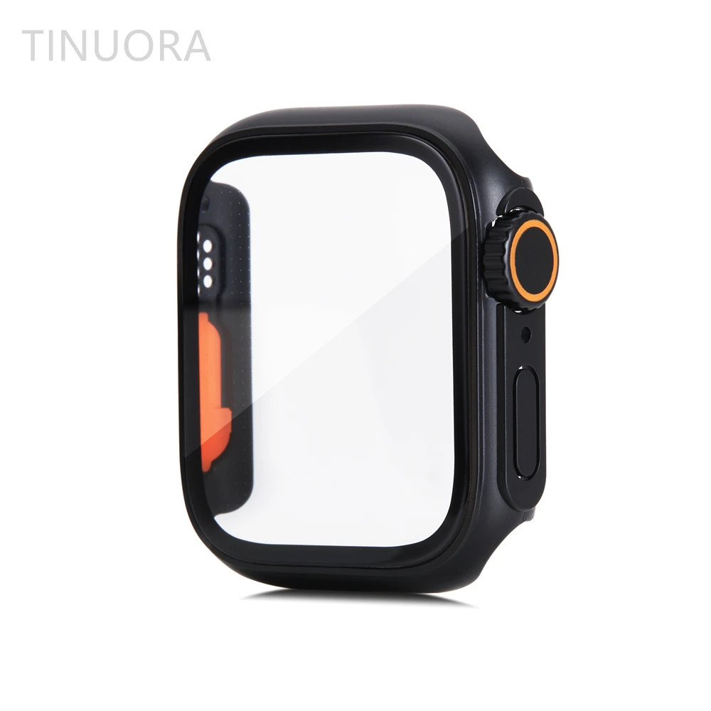 Apple Watch Screen Protector Case Glass Cover for Apple Watch Series 8 7 45mm 41mm Ultra IWatch 4 5 6 SE 44mm 40mm