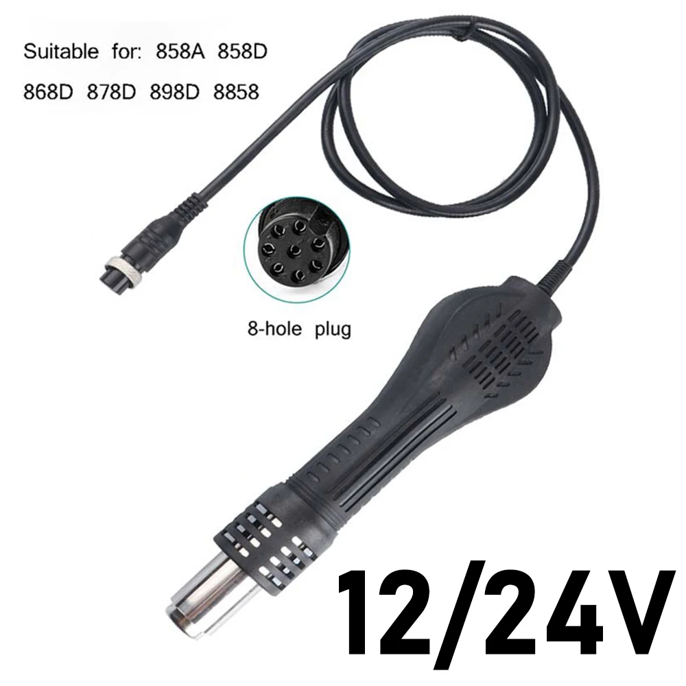Hot Air Gun 8-hole Handle For 858 8858d 878a 878d 878d+ Rework Welding Gun Special For Welding Soldering Station