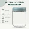 Glass Sealed Jar Kitchen Refrigerator Storage Jar Leak-Proof Food Storage Container Milk Fruit Coffee Fresh-keeping Jar with Lid 6