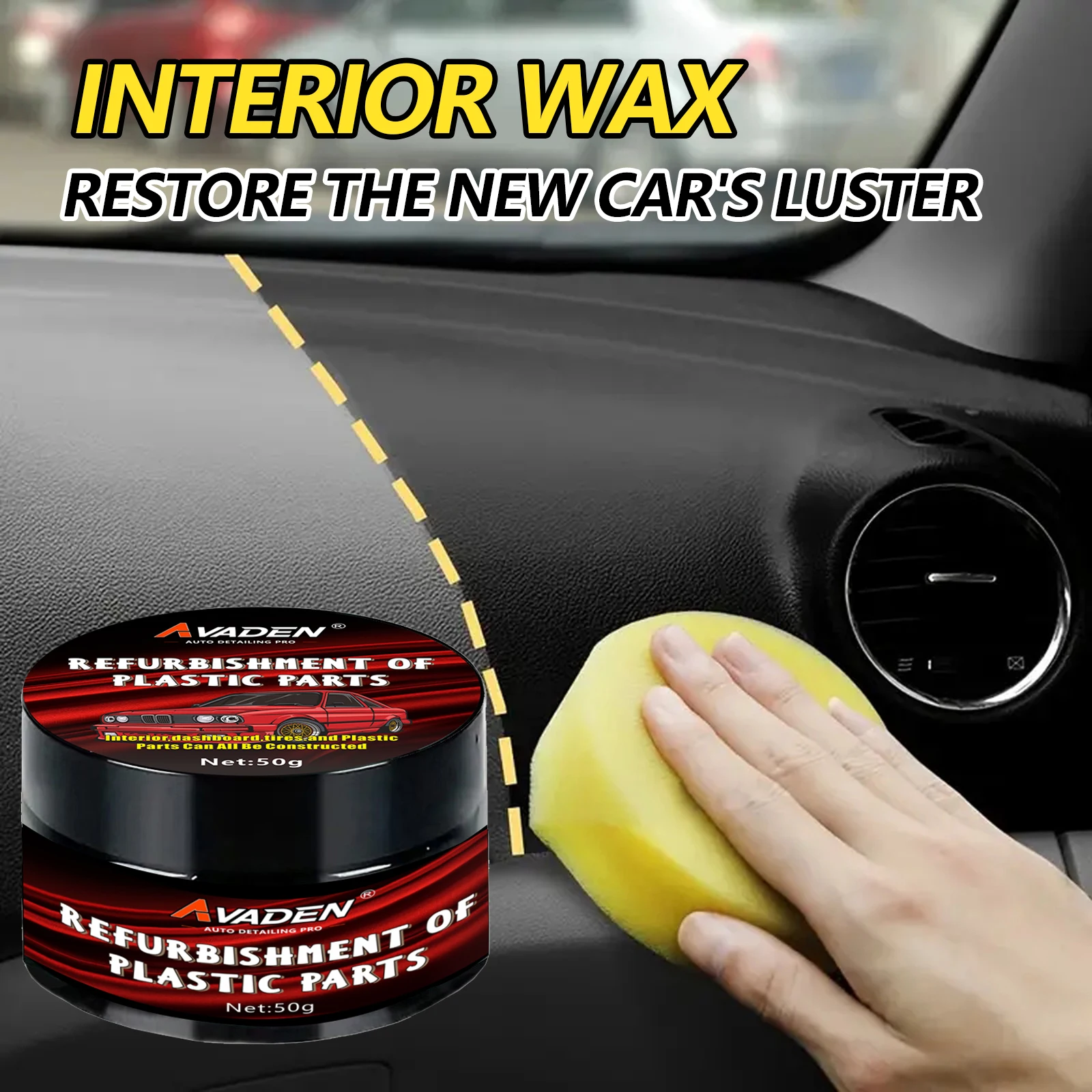 Car Plastic Restorer Back To Black Gloss Car Cleaning Products Plastic Leather Restore Auto Polish And Repair Coating Renovator