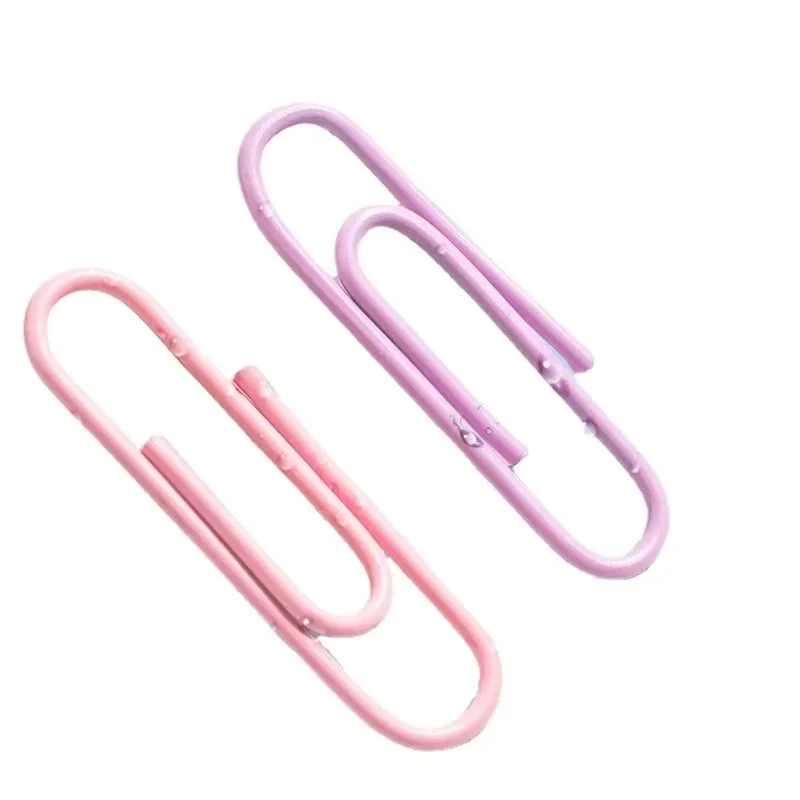 160 pcs Color Paper Clips Office Supplies File Bookmark Clip Organizer paper clips