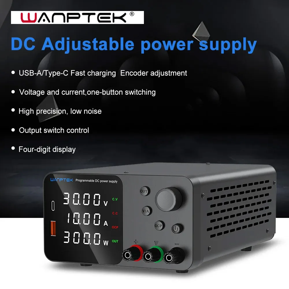 Laboratório Fonte de Alimentação Banco de Laboratório Fonte de Alimentação Fonte Digital Ajustável Estabilizador de Voltagem 30v 10a 60v 5a 300w