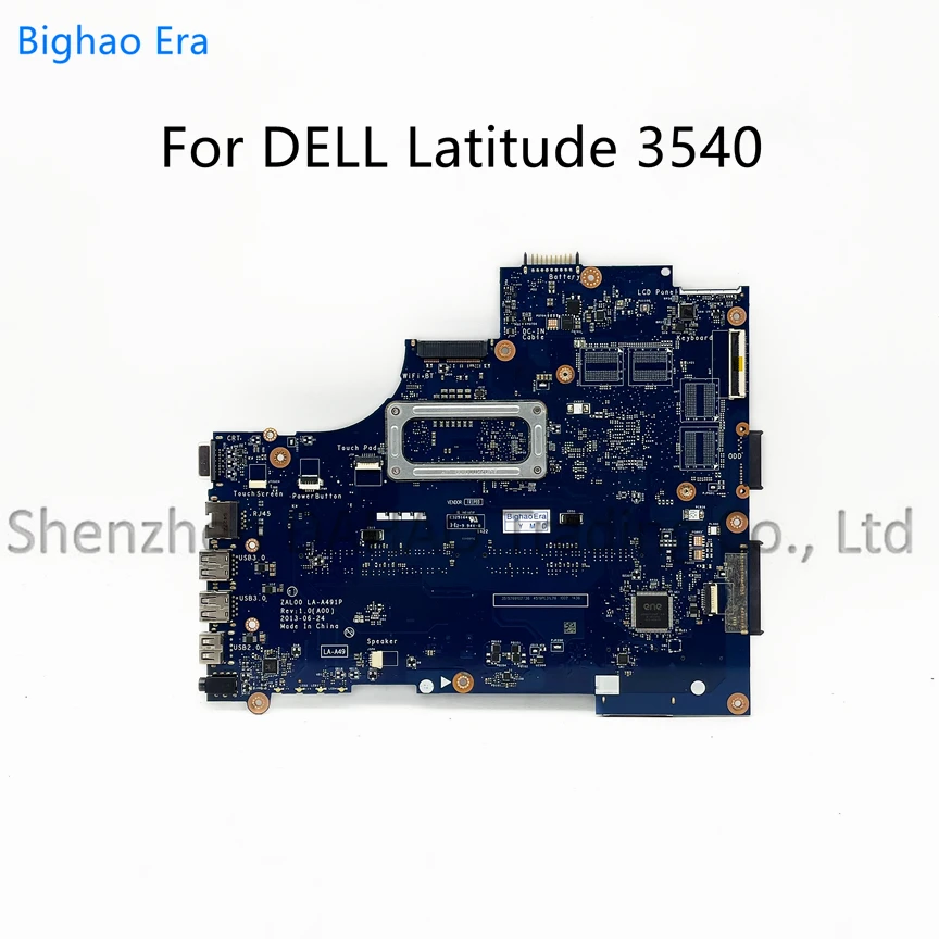 Placa-mãe Portátil para Dell Dell Latitude 3540 Intel 2955u i3 i5 Cpu i7 Ddr3l Uma Cn08p1ry 0ykphw 0jttmw 08 Ttcm Zal00 La-a491p - Imagem 2