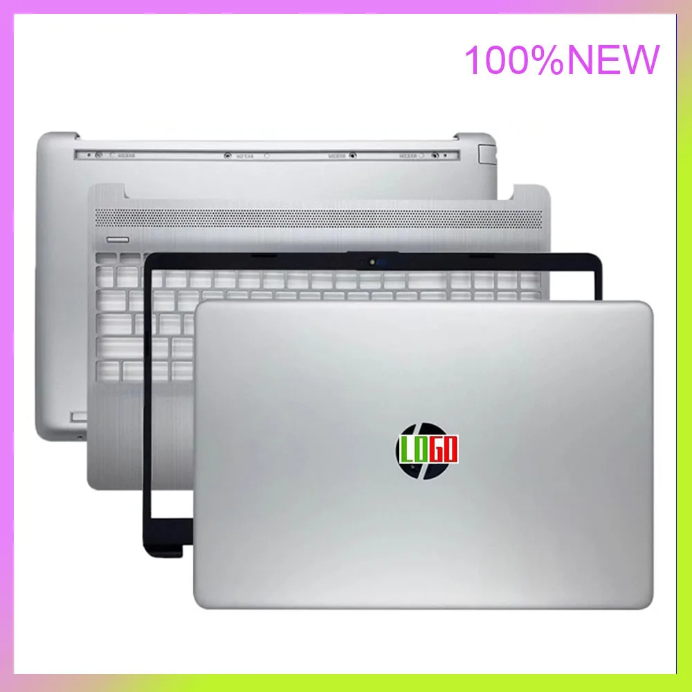 Nuove Custodie Per Hp 15-Dw 15S-Du 15S-Dy 15S-Dr 250 G8 255 G8 Tpn-C139 Lcd Cover Posteriore Lunetta Poggiapolsi Fondo Cerniere Hingecover