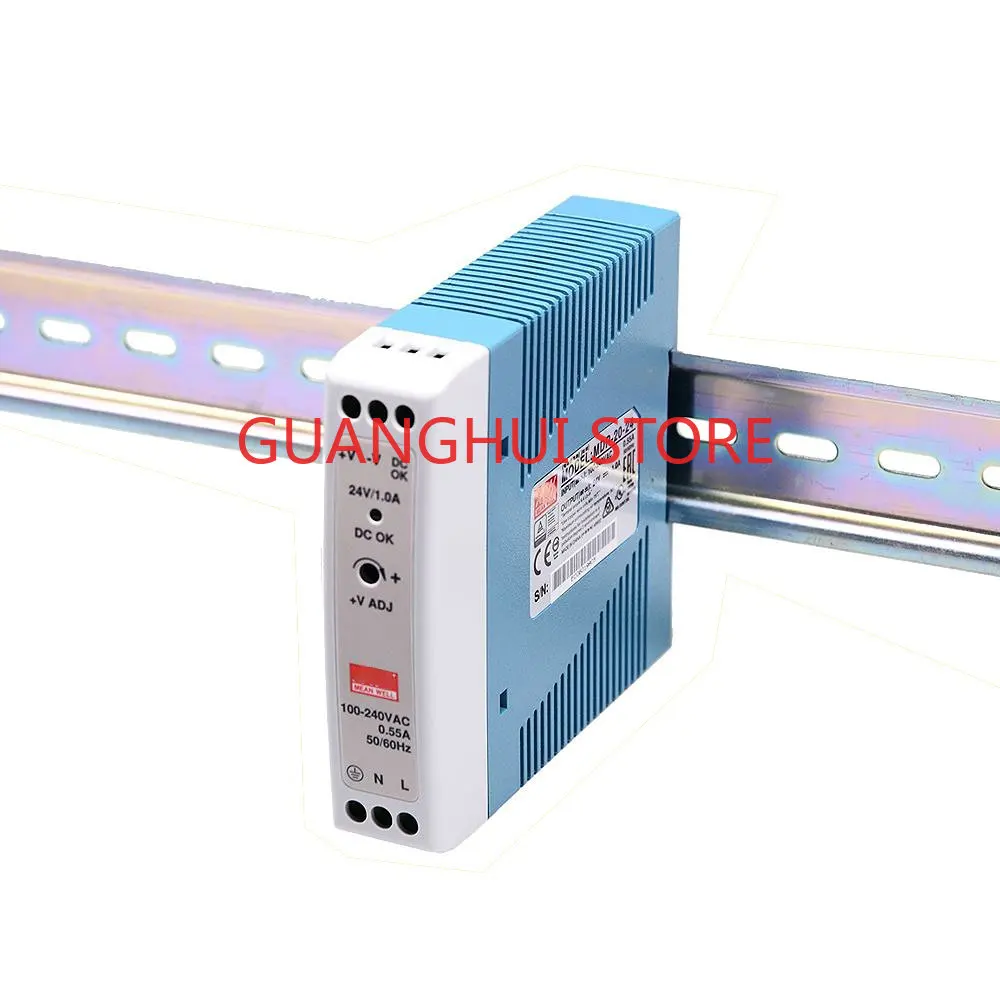 

MDR-20 Rail Type 20W Switching Power Supply 5V 12V 15V 24V Thin Plastic Shell Small Volume