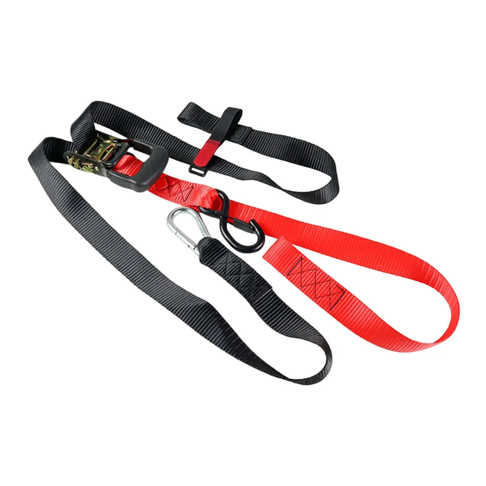 Motorcycle Tie Down Strap Easy Installation with S Hook and Buckle Universal Handlebar Strap Lashing cam Buckle Tie Downs