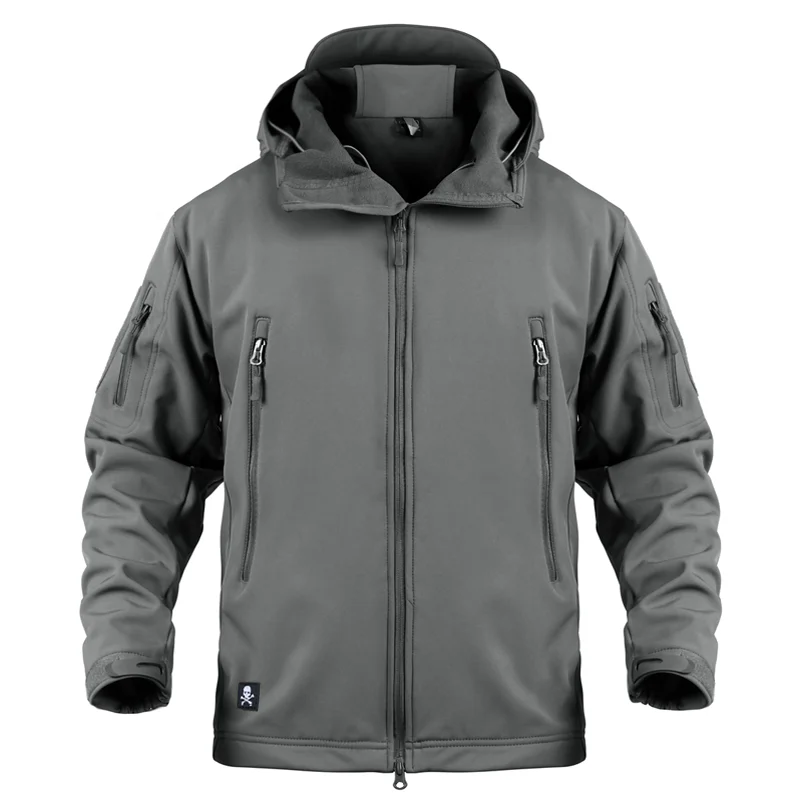 2022Military Tactical Winter Jacket Men Army CP Camouflage Airsoft Clothing Waterproof Windbreaker Multicam Fleece Bomber Coat M