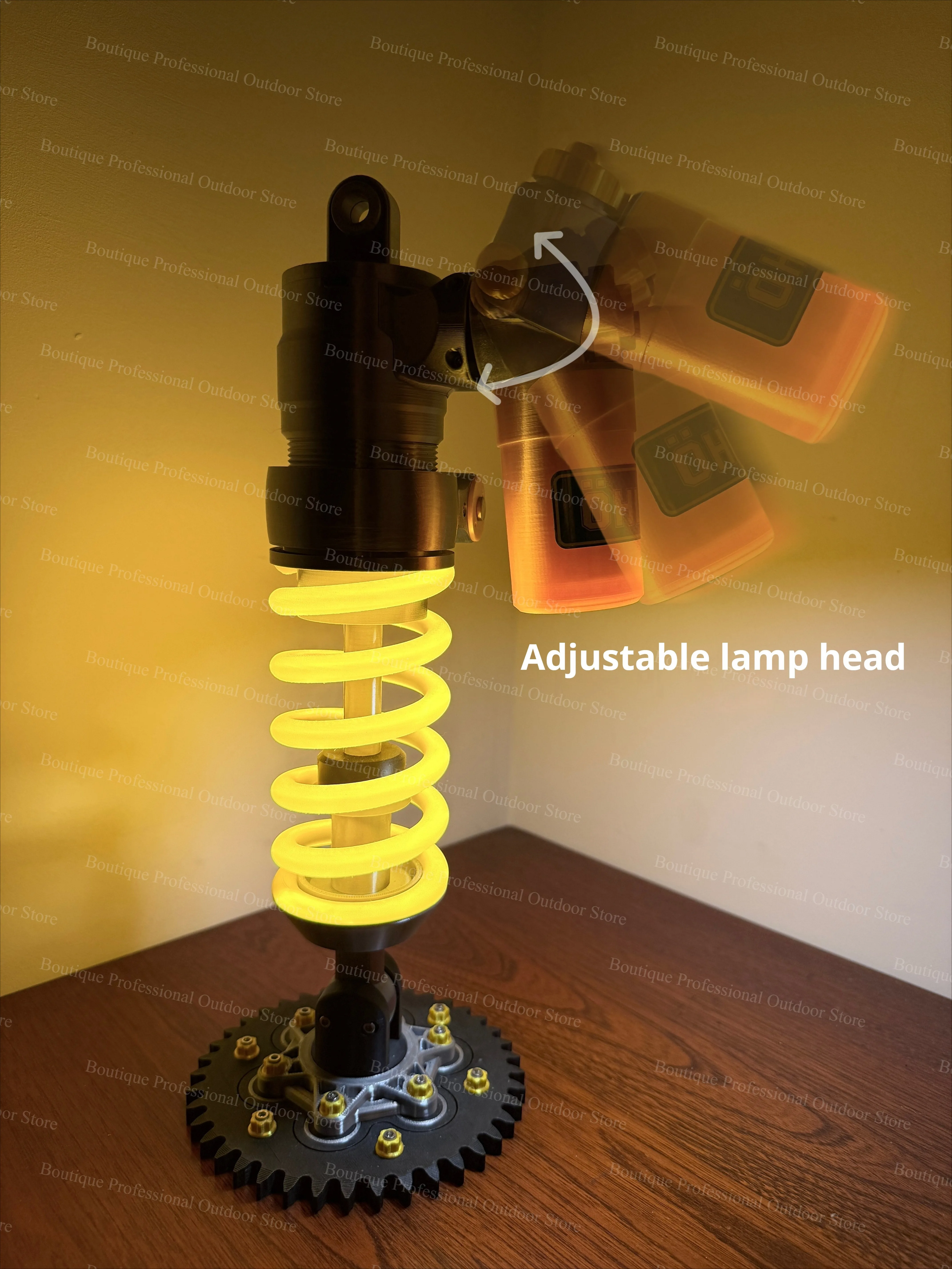 For OHLINS Suspension Lamp DIY Motorcycle Style Ambient Light Gaming Room Setup Decor Creative Gift For Male Gamers Bike Lovers