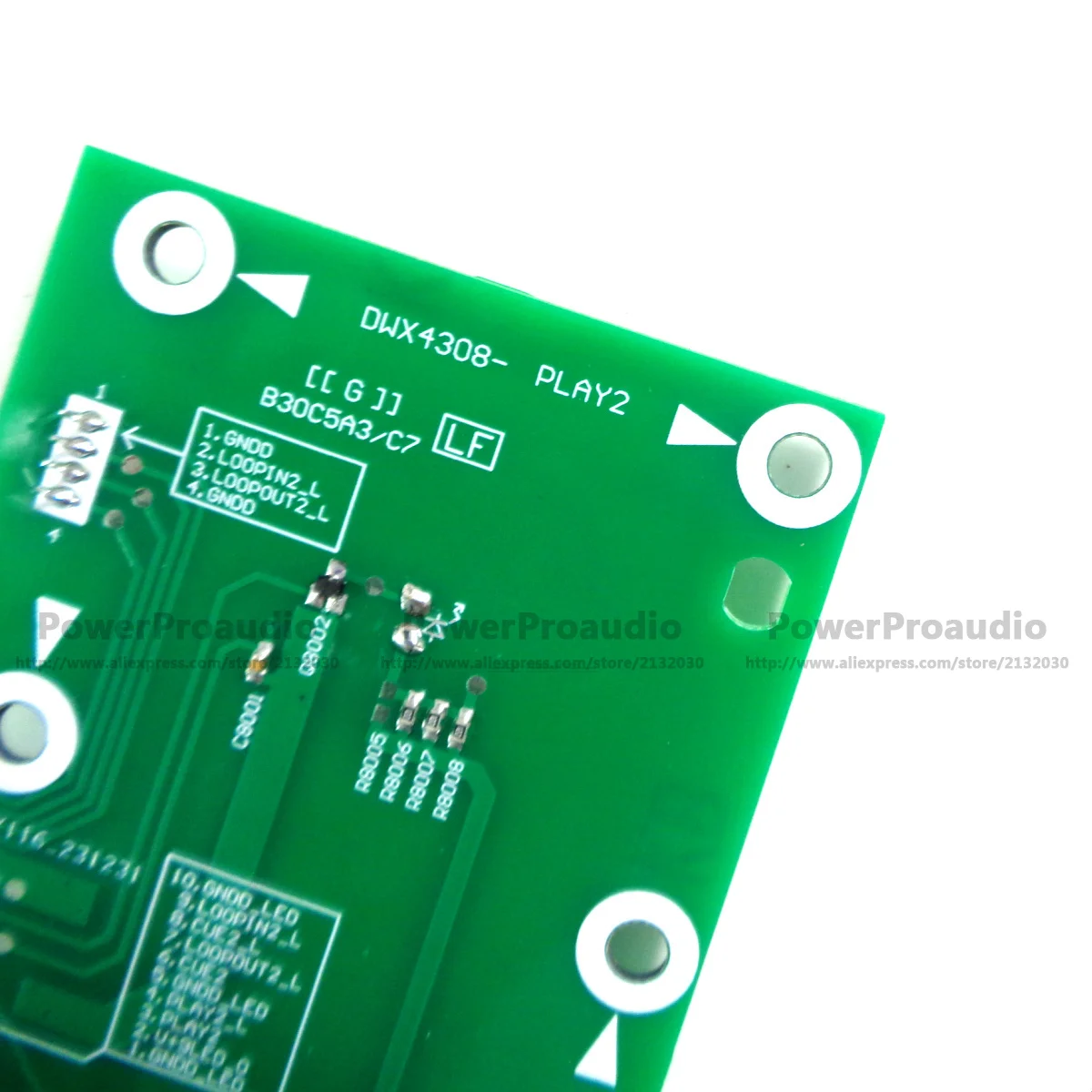 Play Pause Cue Switch PLAY1 PLAY2 Assy PCB for Pioneer XDJ-XZ DWX4307 / DWX4308