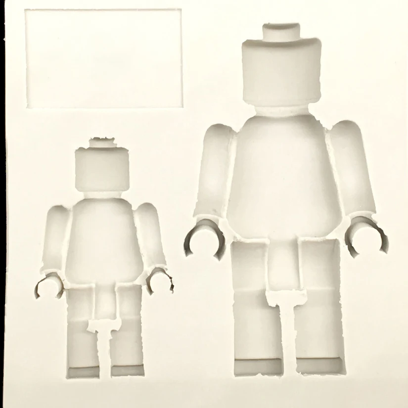 Roboter Formen Silikon Sugar Formen, Fondant Kuchen, Der Werkzeuge, Silikon Seife Formen – Detail 2