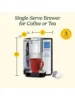Coffee Maker, Single Serve 72-Ounce Reservoir Coffee Machine, Programmable Brewing & Hot Water Dispenser, Stainless Steel 6