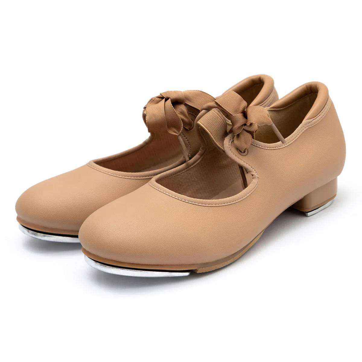 Dynadans Leather/Patent Tap Shoe for Girls and Boys (Toddler/Big Kid) 2