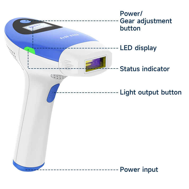 Mlay T3 Laser Hair Removal Device IPL Laser Epilator with 500000 Shots & Replaceable Lamp Heads for Body Facial Bikinis Home Use 5