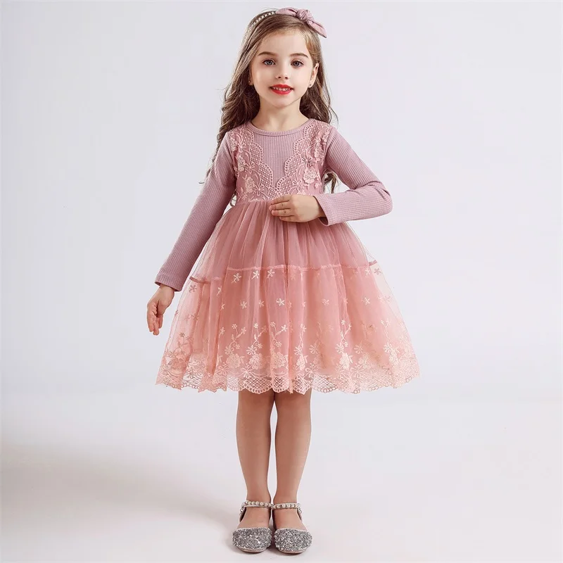 Children Princess Dress Girl Star Tulle Sling Gown Summer Girls Dress Cute Girl Embroidery Birthday Wedding Party 3-8Yrs girls dress princess costume