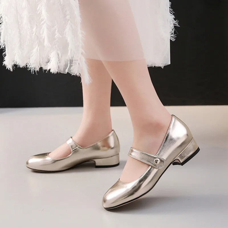 

New Children Dance Shoes Girls Princess Mary Jane Student Performance Dress Leather Shoes Kids Toddler Baby High Heels 5A