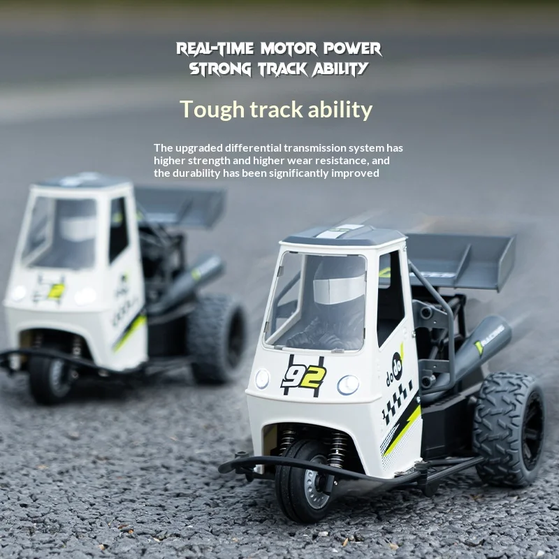 Voiture RC tout-terrain 4WD 1:16 - 2.4GHz électrique, télécommande incluse avec antenne