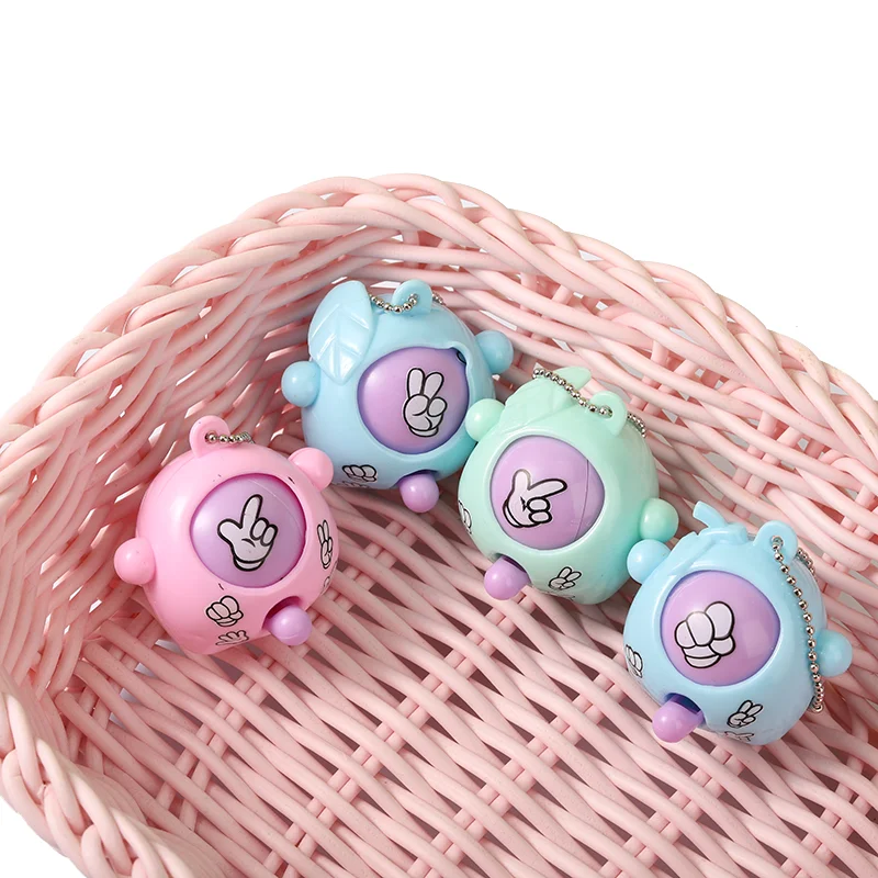 4-10Pcs Rock-paper-scissors Key Chain Pendant Toys Kids Birthday Baby Shower Party Favor Christmas Wedding Gifts Guests Reward pop keychain toys party toys toy gift filler