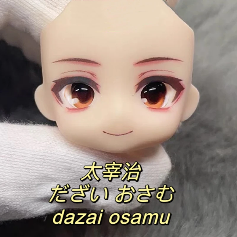 

Ob11 Dazai Osamu Nakahara Chuuya Face GSC Open Eye Handmade Faceplates Game Anime Accessories Free Shipping