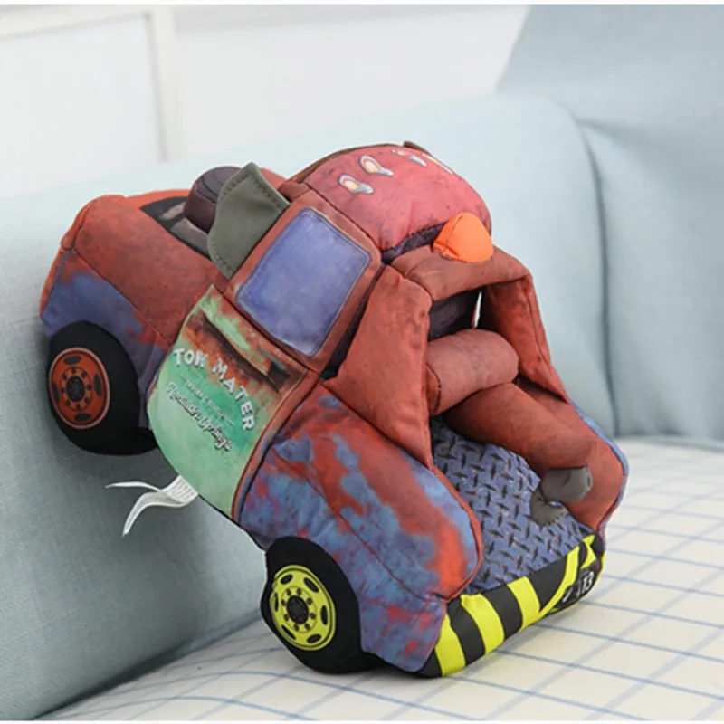25cm Disney Cartoon Pixar Cars Mater Lightning mcqueen Friends Mater Soft Cotton Plush Toys Doll Stuffed Gifts Children plush toys
