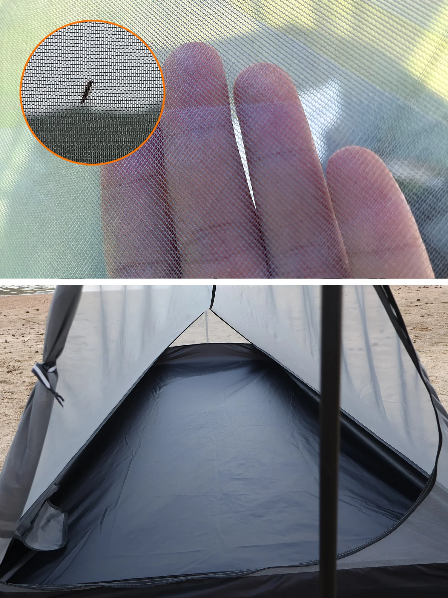  slider image of Ultralight Mesh Tent Single