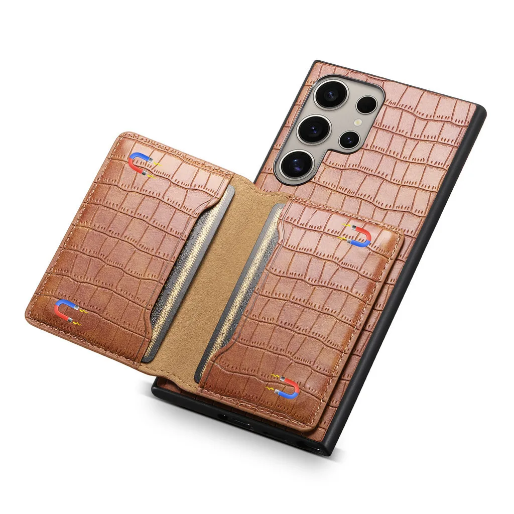 Case Samsung flip couro proteção reforçada