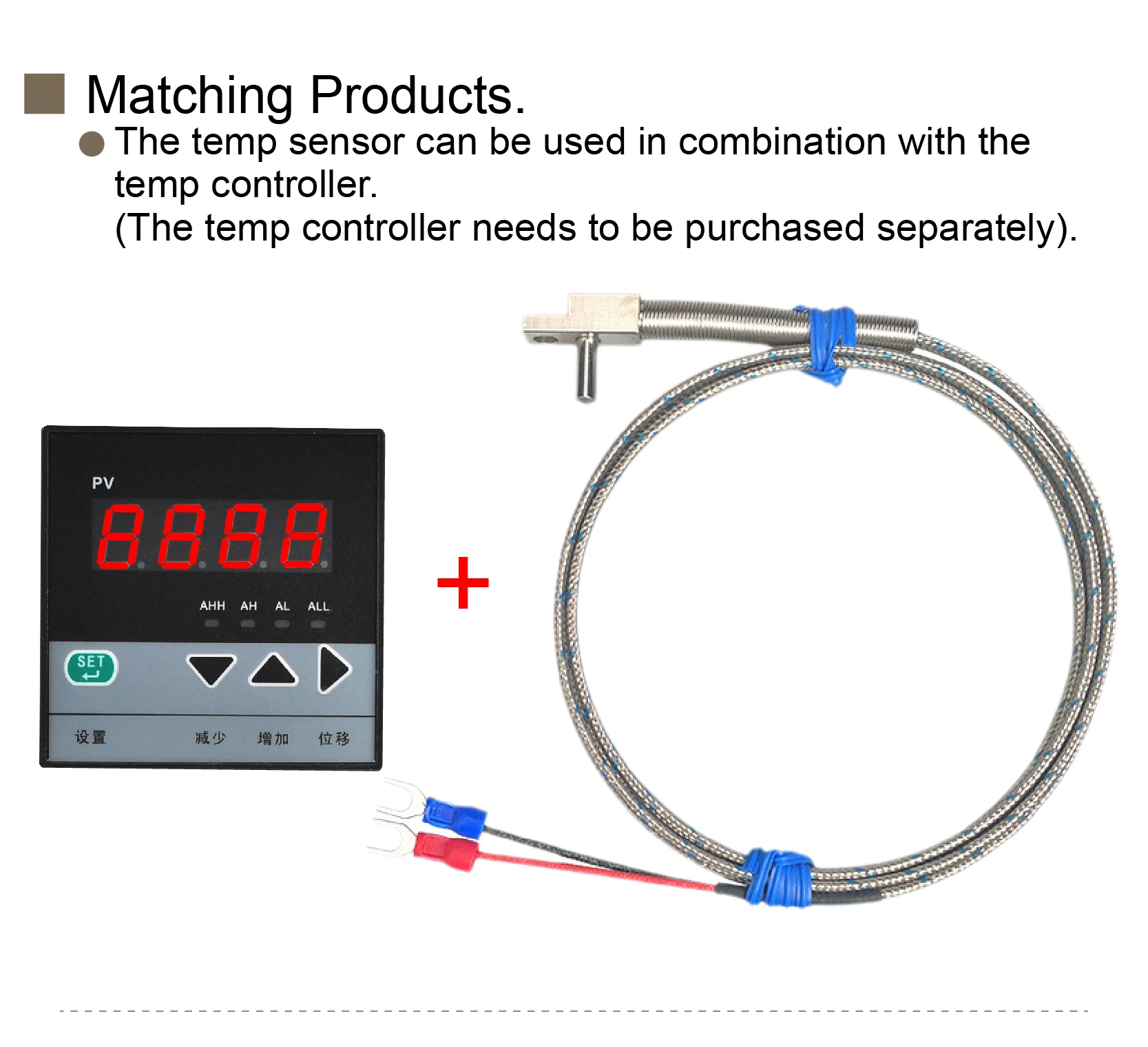 Right Angle K/J Thermocouple Probe 0-600°C Industrial K Type Thermocouple Sensor