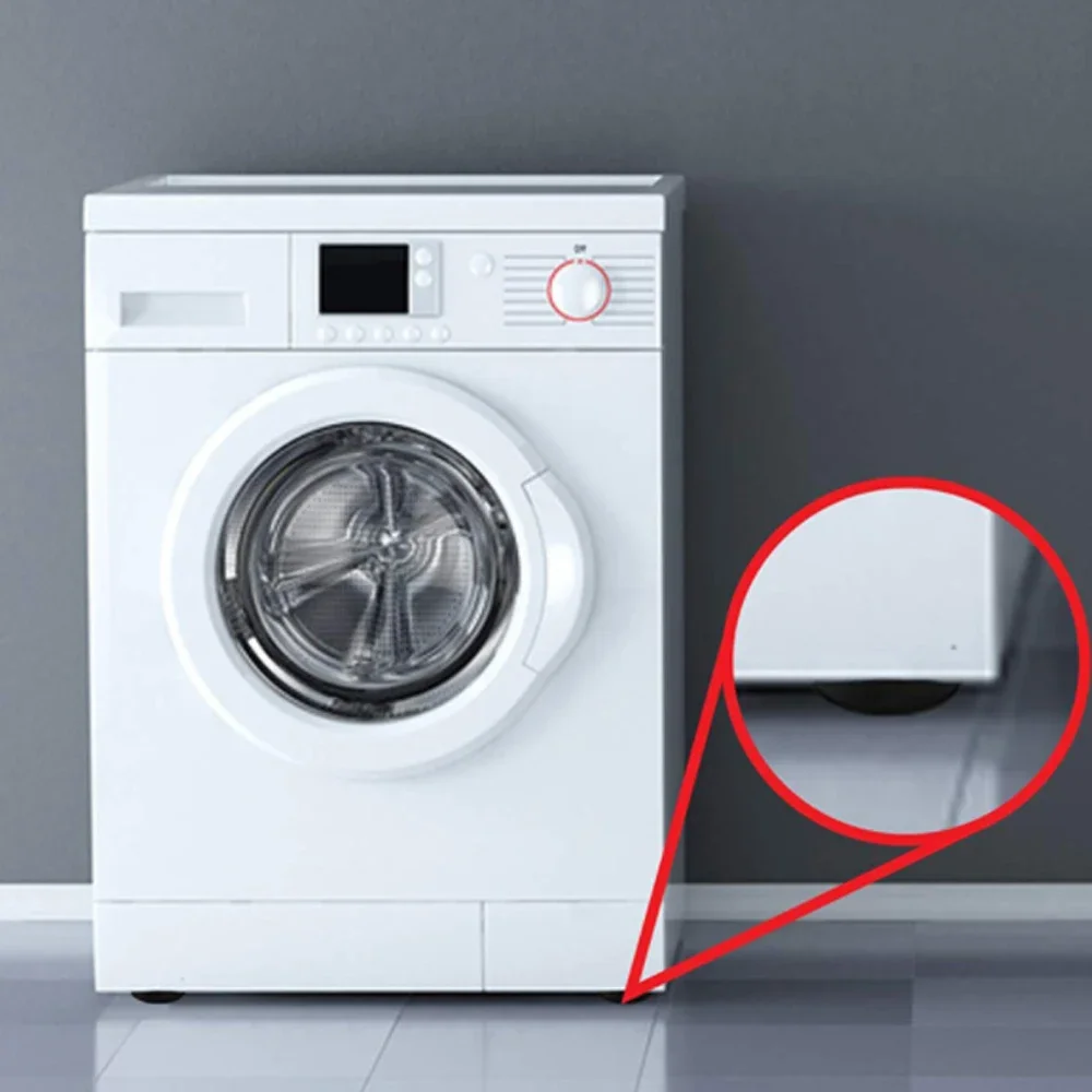 Washing Machine Anti-Vibration Pads Washer Dryer Pedestal Noise Dampening Support Protect Floors Stabilize Dryer washing machine pads anti vibration pads