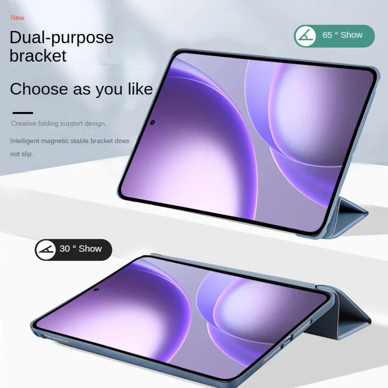 Smart Folding Flip Stand Case with Auto Sleep and Soft TPU Back