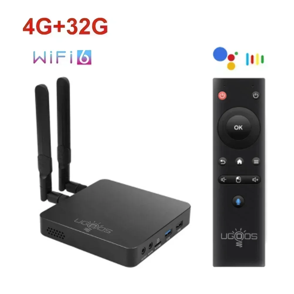 Ugoos AM6B plus Amlogic S922X-J Android 9 Smart TV Box 4GB DDR4