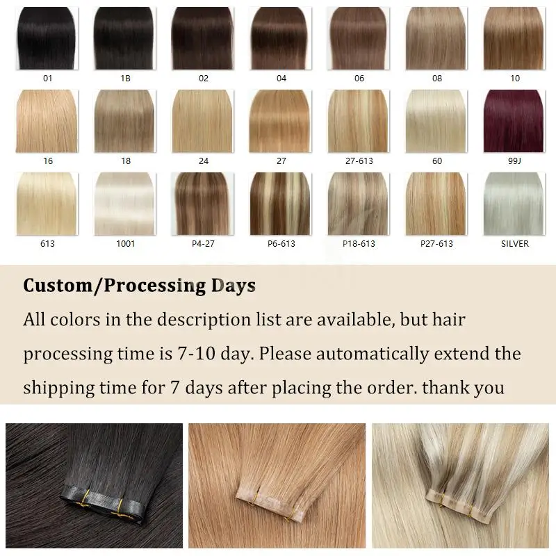 Long Weft Tape Bundles PU Skin Weft Tape in Human Extensions No Glue Natural Human Hair 40-50G 12-20inch 80cm human hair extensions hair extensions