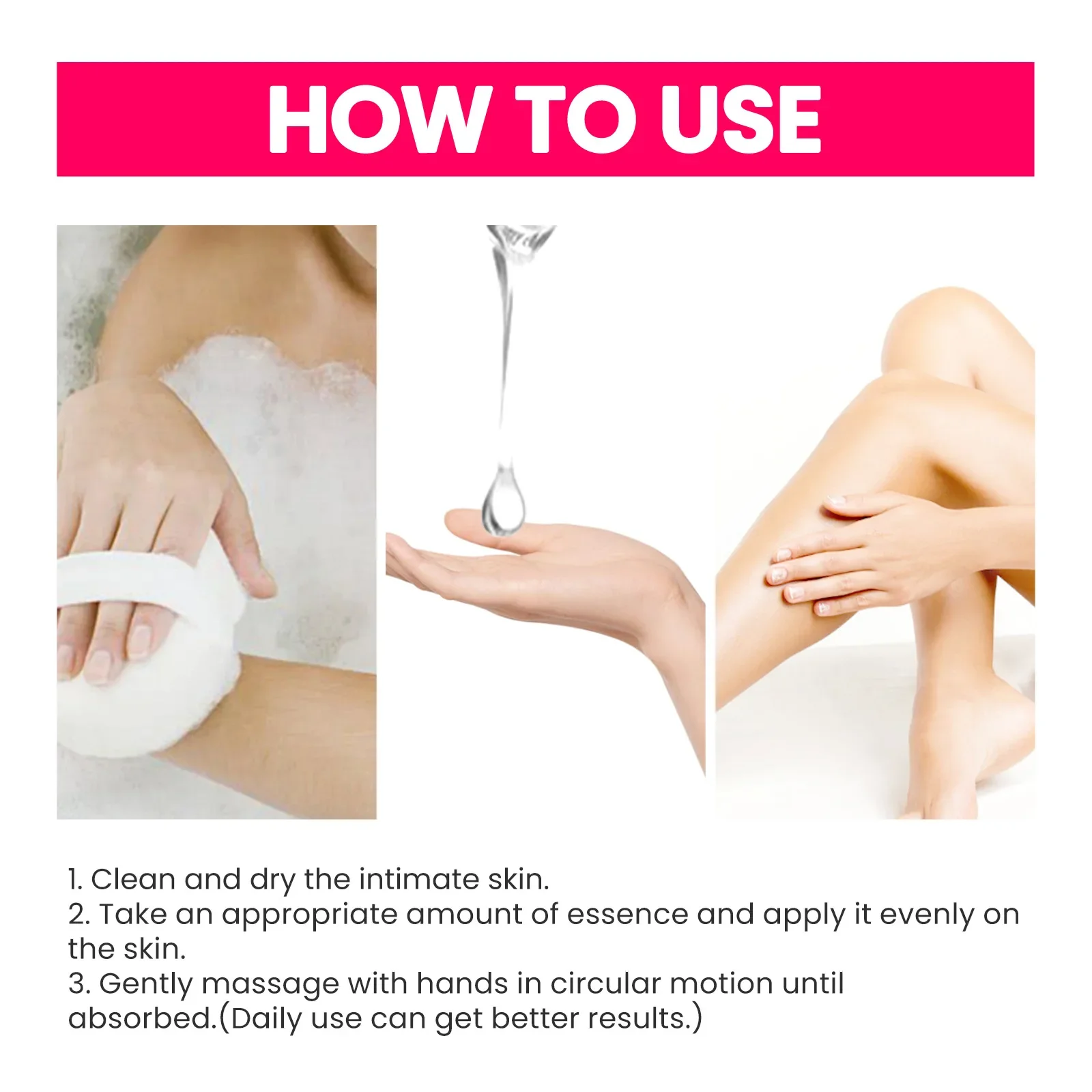 Body Bleach Serum Improve Dull Dark Skin Lightening Lip Armpit Elbows Ankles Thigh Knee Intimate Areas Private Whitening Essence 6