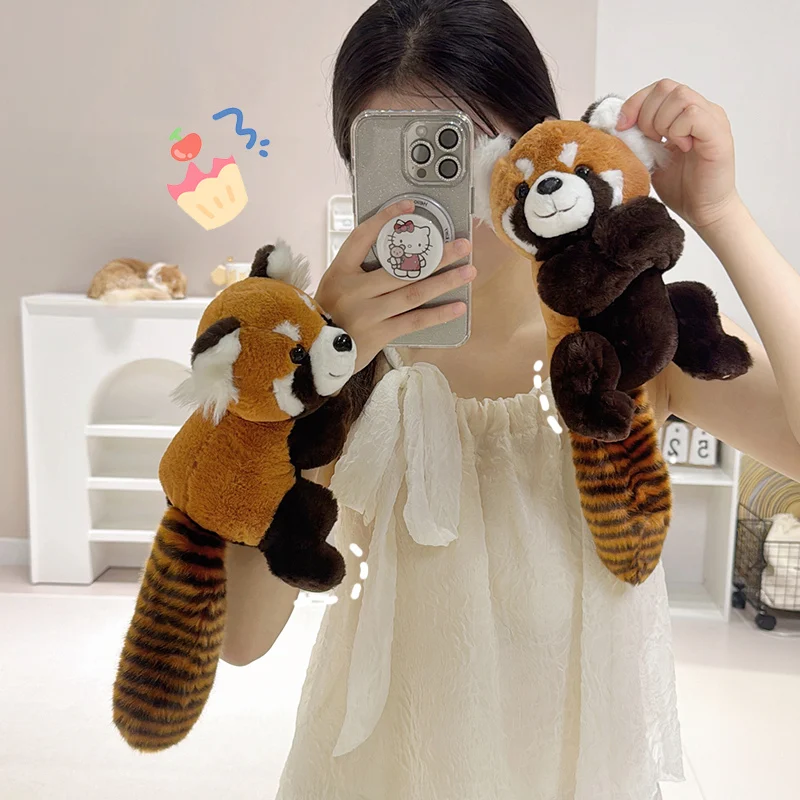 Cute Plush Raccoon Wristband Hair Hoop Toy