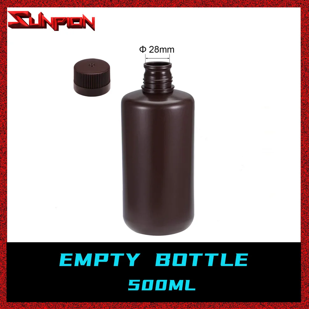 

For Anycubic /Creality/KINGROON /Flashforge/NOVA3D /ELEGOO MARS 2 /Photon M3 Plus / Sla UV Curing Resin Special Empty Bottle