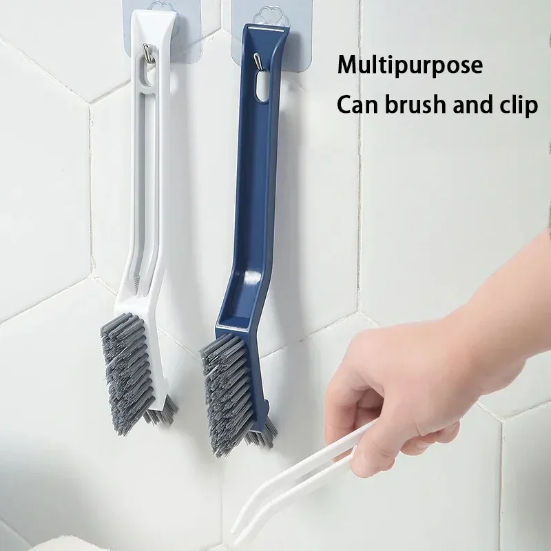Effective Cleaning Brush for Corners and Gaps - 2-in-1 Multipurpose Bathroom and Floor Tiles Cleaning Brush 3
