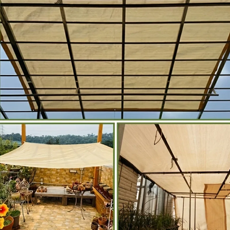 Rectangular Sun Shade 90%-95% Shading Rate Breathable Durable Easy Setup Ideal for Balcony Outdoor Activities 1pc