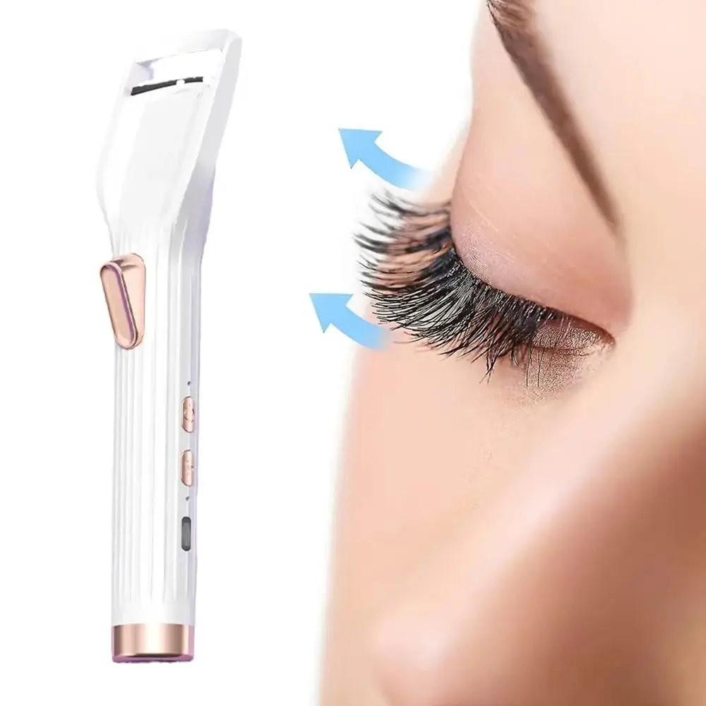 

Portable 2in1 Drying Heated Electric Eyelash Curler Fan Clip Speeds 2 Tool Styling Eye With Perm Long Control Last A Temper E0S5