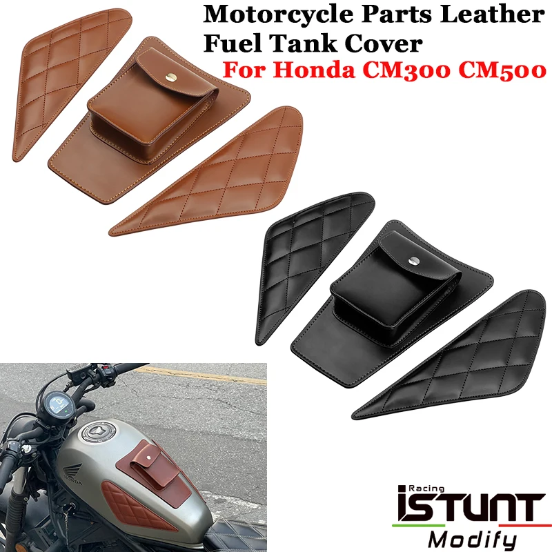 ZIAYI Moto per H&Onda CMX300 CMX500 Rebel 300 500 2015 2016 2017 2018 2019 Antiscivolo Laterale Adesivi Serbatoio Carburante Pad Impermeabile in Gomma (Color : C