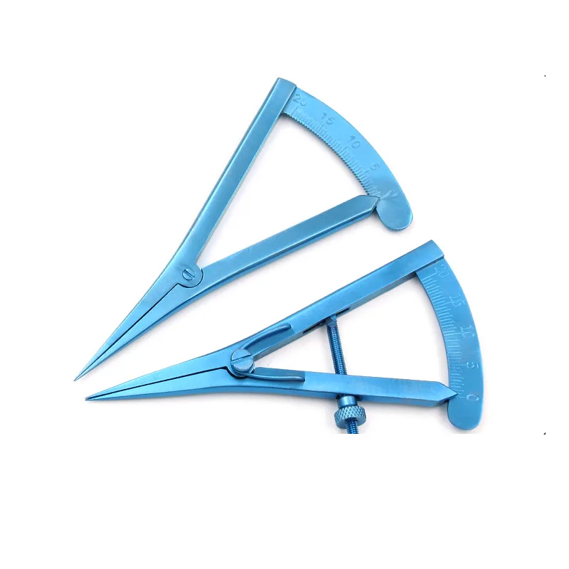 Castroviejo Calipers Braunstein Fixed Caliper Eyelid Calipers Forceps Scissors Needle Holders Speculums Sapphire Knives ophthalmic microsurgical scissors ophthalmic surgical instruments