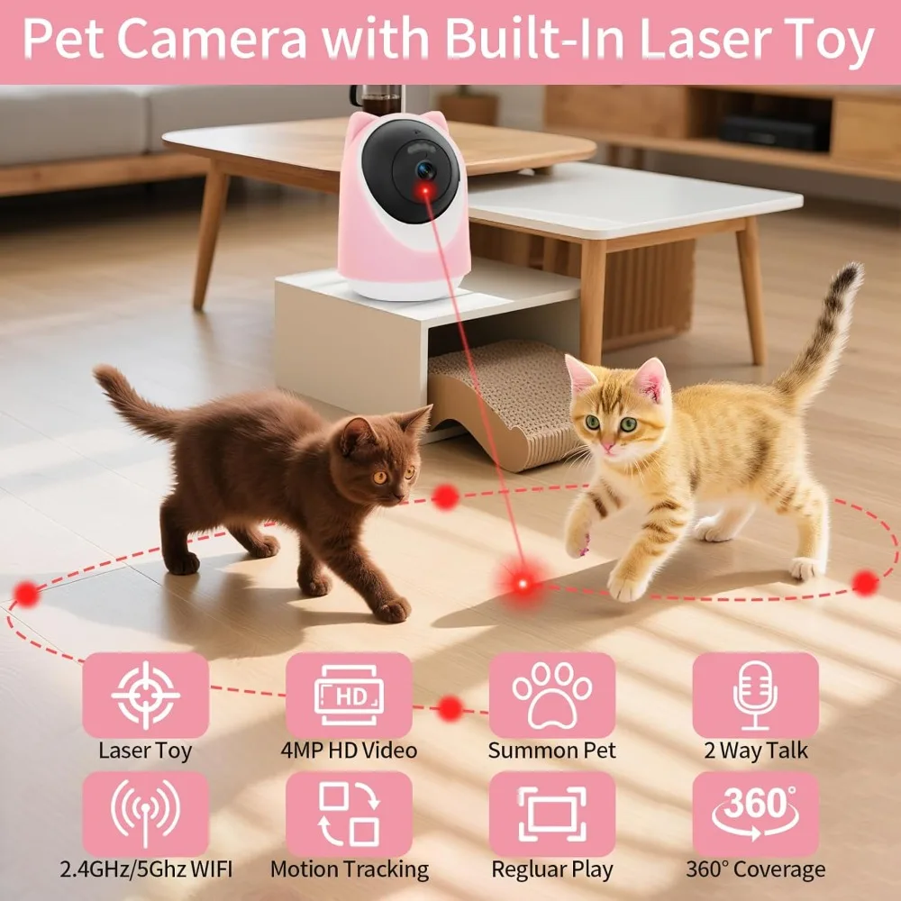 Smart Pet Camera Laser 2