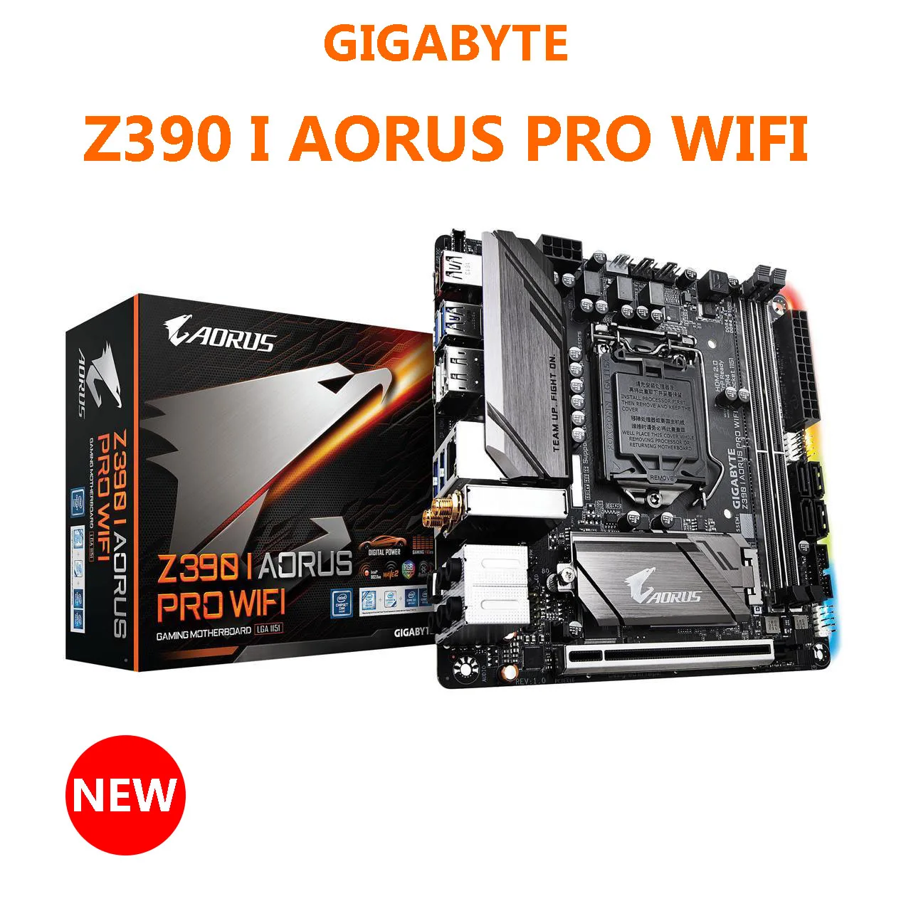 Scheda Madre Desktop Gigabyte Z390 I Aorus Pro Wifi Lga1151 (Serie 300) Per I9 I7 I5 I3 Cpu Ddr3 Memoria Intel Z390 Sata 6 Gb/S